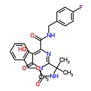 Benzyl [1-[4-[[(4-Fluorobenzyl)amino]carbonyl]-5-hydroxy-1-methyl-6-oxo-1,6-dihydropyrimidin-2-yl]-1-methylethyl]carbamate