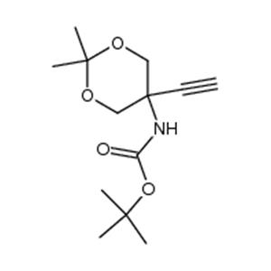 5-ethynyl-2,2-dimethyl-[1,3]dioxan-(N-tert-butyloxycarbonyl)-5-ylamine