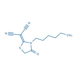 2-(3-Hexyl-4-oxothiazolidin-2-ylidene)malononitrile