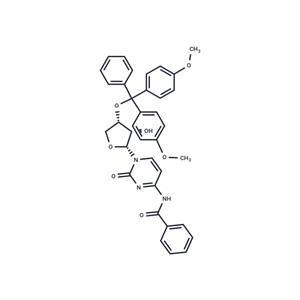 1-[3'-O-[(4,4'-dimethoxytriphenyl)methyl]-a-L-threofuranosyl]-N4-benzoylcytosine