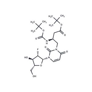 2'-Deoxy-2'-fluoro-N3-(2S)-[2-(tert-butoxy-carbo nyl)-amino-3-carbonyl]propyl-beta-D-arabinouridine