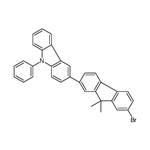 3-(7-Bromo-9,9-dimethyl-9H-fluoren-2-yl)-9-phenyl-9H-carbazole pictures