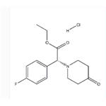 (R)-ethyl 2-(4-fluorophenyl)-2-(4-oxopiperidin-1-yl)acetate HCl pictures