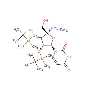 4'-alpha-C-Azido-2',3'-bis(O-t-butyldimethylsilyl)uridine