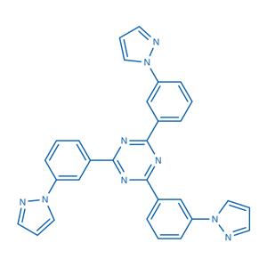 2,4,6-Tris(3-(1H-pyrazol-1-yl)phenyl)-1,3,5-triazine