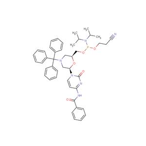 N-Trityl-N4-benzoyl-morpholino-C-5'-O-phosphoramidite