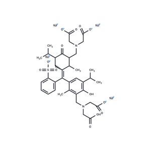 Sodium 2,2',2'',2'''-((((1,1-dioxido-3H-benzo[c][1,2]oxathiole-3,3-diyl)bis(6-hydroxy-5-isopropyl-2-methyl-3,1-phenylene))bis(methylene))bis(azanetriyl))tetraacetate