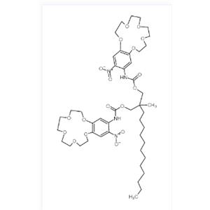 2-DODECYL-2-METHYL-1,3-PROPANEDIYL BIS[N-[5'-NITRO(BENZO-15-CROWN-5)-4'-YL]CARBAMATE]