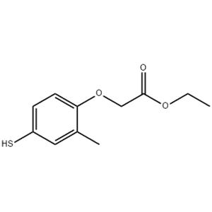 (4-Mercapto-2-methylphenoxy)acetic acid ethyl ester