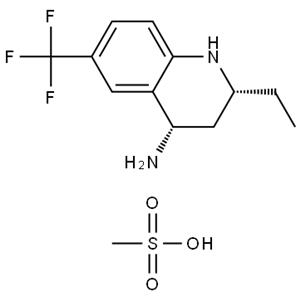 (2R,4S)-2-Ethyl-6-(trifluoromethyl)-1,2,3,4-tetrahydroquinolin-4-amine methanesulfonic acid