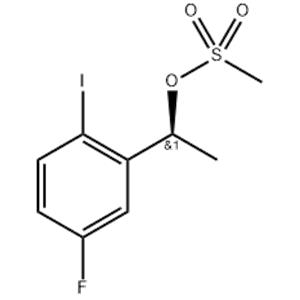 (1S)-1-(5-fluoro-2-iodophenyl)ethyl methanesulfonate;