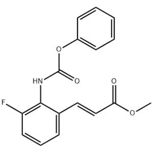 Methyl (2E)-3-[3-fluoro-2-[(phenoxycarbonyl)amino]phenyl]-2-propenoate