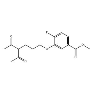 Methyl 3-((4-acetyl-5-oxohexyl)oxy)-4-fluorobenzoate