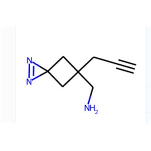 (5-(Prop-2-yn-1-yl)-1,2-diazaspiro[2.3]hex-1-en-5-yl)methanamine