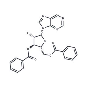 Purine-9-beta-D-(3',5'-di-O-benzoyl-2'-deoxy-2'-fluoro)arabinoriboside