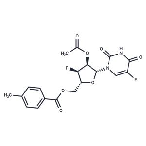 2'-O-Acetyl-5'-O-(p-toluoyl)-3'-deoxy-3'-fluoro-5-fluorouridine
