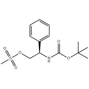 (R)-2-((tert-Butoxycarbonyl)amino)-2-phenylethyl methanesulfonate?
