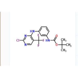 tert-Butyl (3-((2-chloro-5-(trifluoromethyl)pyrimidin-4-yl)amino)phenyl)carbamate