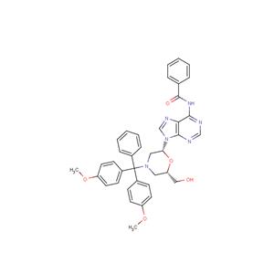 N6-Benzoyl-7'-OH-N-DMTr morpholino adenine