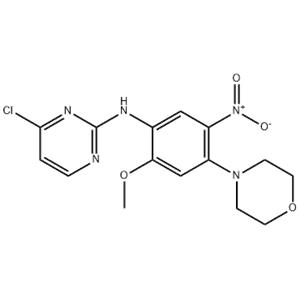 4-chloro-N- (2-methoxy-4- (morpholin-4-yl)-5-nitrophenyl)pyrimidin-2-amine