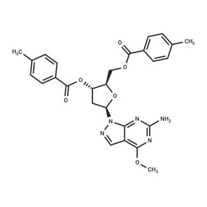 6-Amino-4-methoxy-1-(2-deoxy-3,5-di-O-(p-toluoyl)-b-D-ribofuranosyl)-1H-pyrazolo[3,4-d]pyrimidine