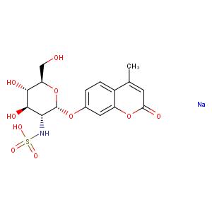 4-Methylumbelliferyl 2-sulfamino-2-deoxy-α-D-Glucopyranoside (sodium salt)
