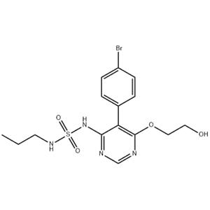 N-[5-(4-bromophenyl)-6-(2-hydroxyethoxy)-4-pyrimidinyl]-N'-propylsulfamide