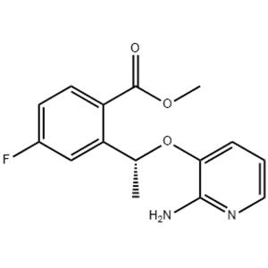 methyl(R)-2-(1-((2-aminopyridin-3-yl)oxy)ethyl)-4-fluorobenzoate