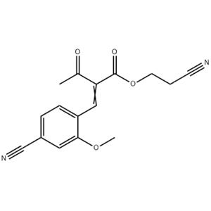 (Z)-2-cyanoethyl 2-(4-cyano-2-methoxybenzylidene)-3-oxobutanoate