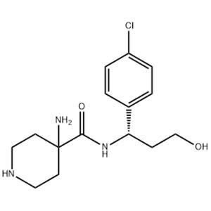 (S)-4-Amino-N-(1-(4-chlorophenyl)-3-hydroxypropyl)piperidine-4-carboxamide