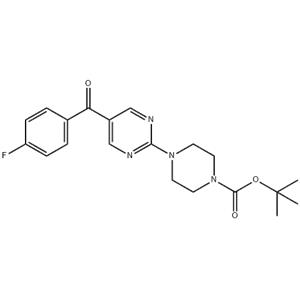 tert-butyl 4-(5-(4-fluorobenzoyl)pyrimidin-2-yl)piperazine-1-carboxylate