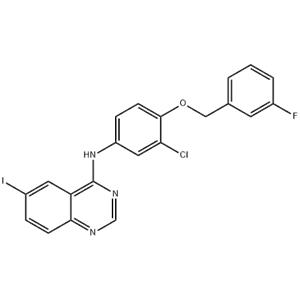 N-[3-Chloro-4-(3-fluorobenzyloxy)phenyl]-6-iodoquinazolin-4-amine