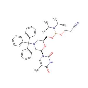 N-Trityl-morpholino-T-5'-O-phosphoramidite