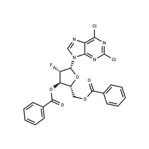 2,6-Dichloropurine -9-beta-D-(2'-deoxy-3',5'-di-O-benzoyl-2'-fluoro)arabinoriboside