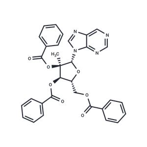 9-(2-C-methyl-2,3,5-tri-O-benzoyl -β-D-ribofuranosyl) purine