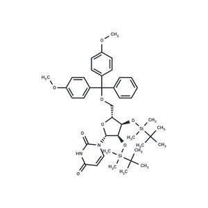 2',3'-Bis-O-(t-butyldimethylsilyl)-5'-O-(4,4'-dimethyltriphenylmethyl)uridine