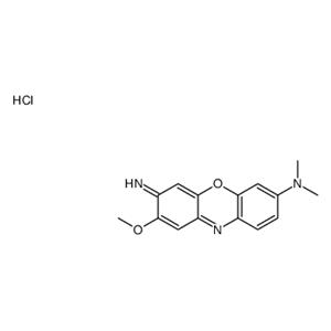 3-amino-7-(dimethylamino)-2-methoxyphenoxazin-5-ium chloride