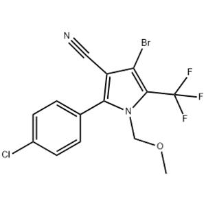 1H-Pyrrole-3-carbonitrile, 4-bromo-2-(4-chlorophenyl)-1-(methoxymethyl)-5-(trifluoromethyl)-