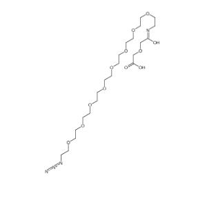 2-((Azido-PEG8-carbamoyl)methoxy)acetic acid