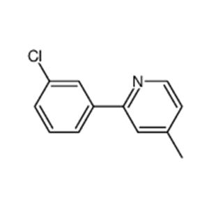 2-(3-chloro-phenyl)-4-methyl-pyridine