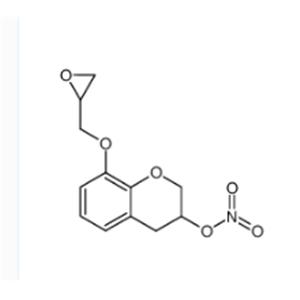 3,4-dihydro-8-(2,3-epoxy)propoxy-3-nitroxy-2H-1-benzopyran