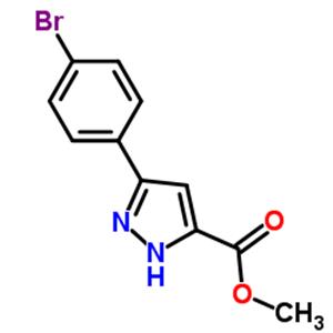 Methyl 5-(4-bromophenyl)-1H-pyrazole-3-carboxylate