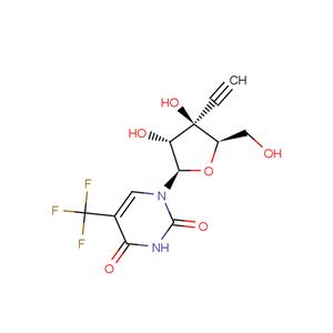 3'-beta-C-ethynyl-5-trifluoromethyluridine