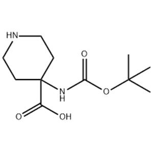 4-((tert-Butoxycarbonyl)amino)piperidine-4-carboxylic acid