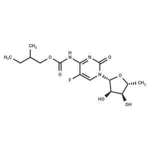 5'-Deoxy-5-fluoro-N4-[(2-methylbutoxy)carbonyl]cytidine