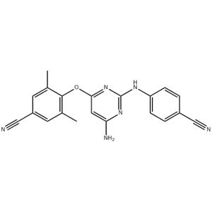 4-({6-amino-2-[(4-cyanophenyl)amino]pyrimidin-4-yl}oxy)-3,5-dimethylbenzonitrile