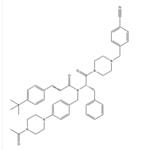 N-[[4-(4-Acetyl-1-piperazinyl)phenyl]methyl]-N-[(1S)-2-[4-[(4-cyanophenyl)methyl]-1-piperazinyl]-2-oxo-1-(phenylmethyl)ethyl]-3-[4-(1,1-dimethylethyl)phenyl]-2-propenamide pictures