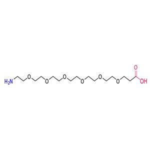 1-amino-3,6,9,12,15,18-hexaoxahenicosan-21-oic acid