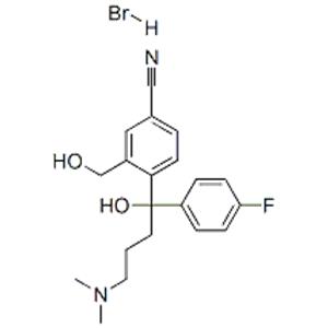 4-[4-(Dimethylamino)-1-(4-fluorophenyl)-1-hydroxybutyl]-3-(hydroxymethyl)benzonitrile hydrobromide