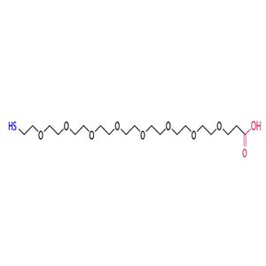1-mercapto-3,6,9,12,15,18,21,24-octaoxaheptacosan-27-oic acid